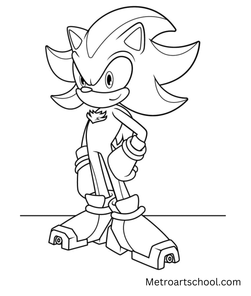 20 Shadow Sonic Coloring Pages (Free PDF Printables)