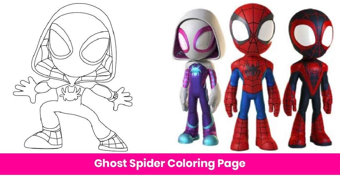 Download 20 Free & Printable Ghost Spider Coloring Pages Today