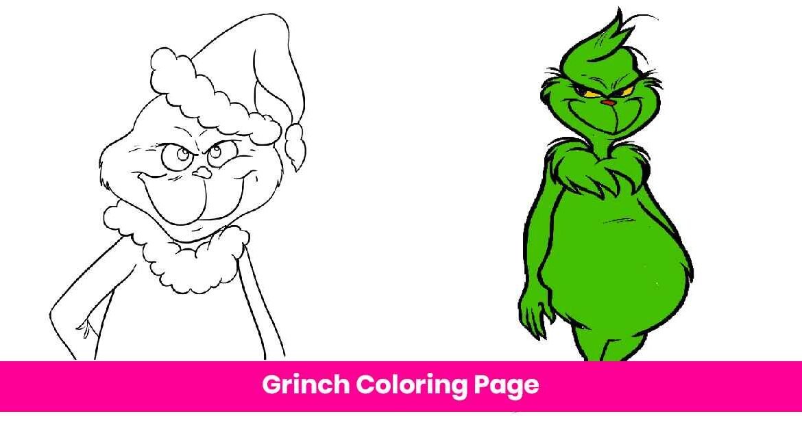 20 Grinch Coloring Page Free Download & Printable