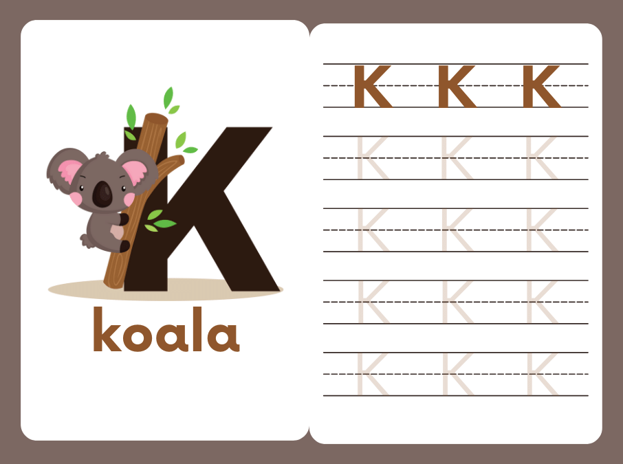 5+ Letter K worksheets for kindergarten free download