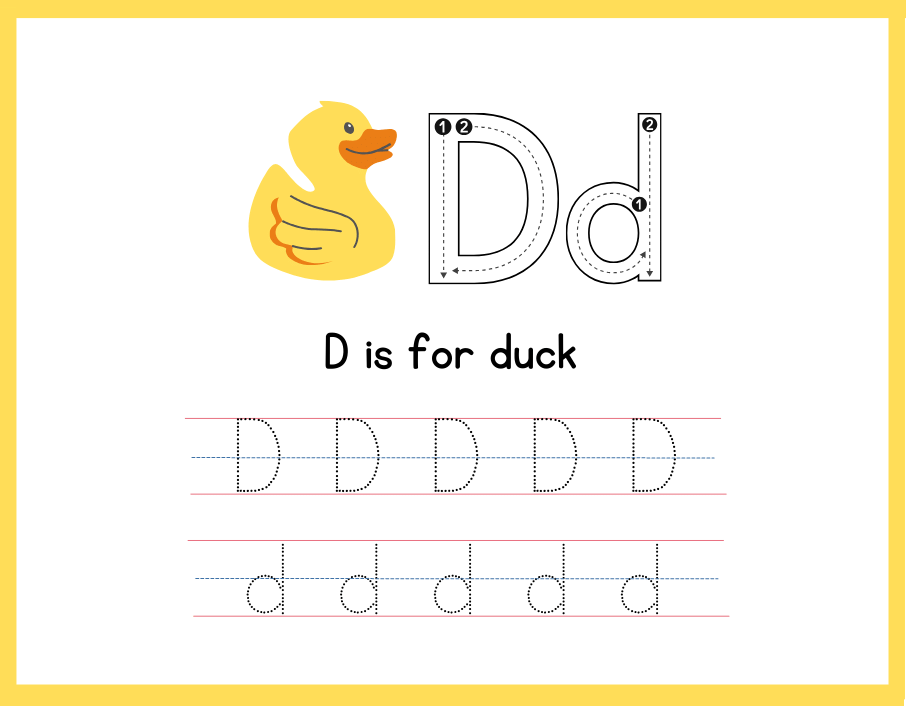 5+ Letter D worksheets preschool PDF Free Download