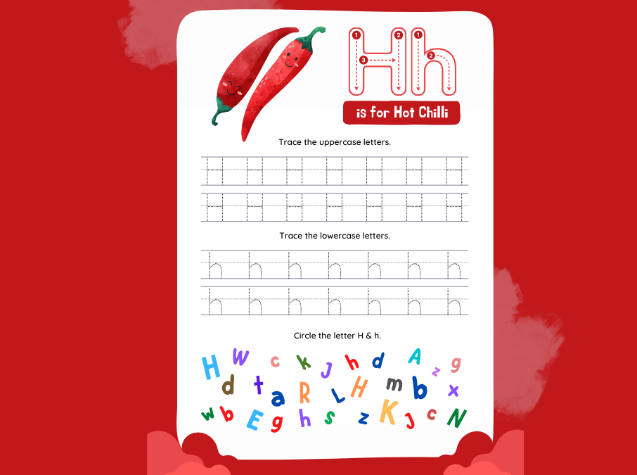 5+ Letter H worksheets for kindergarten free download
